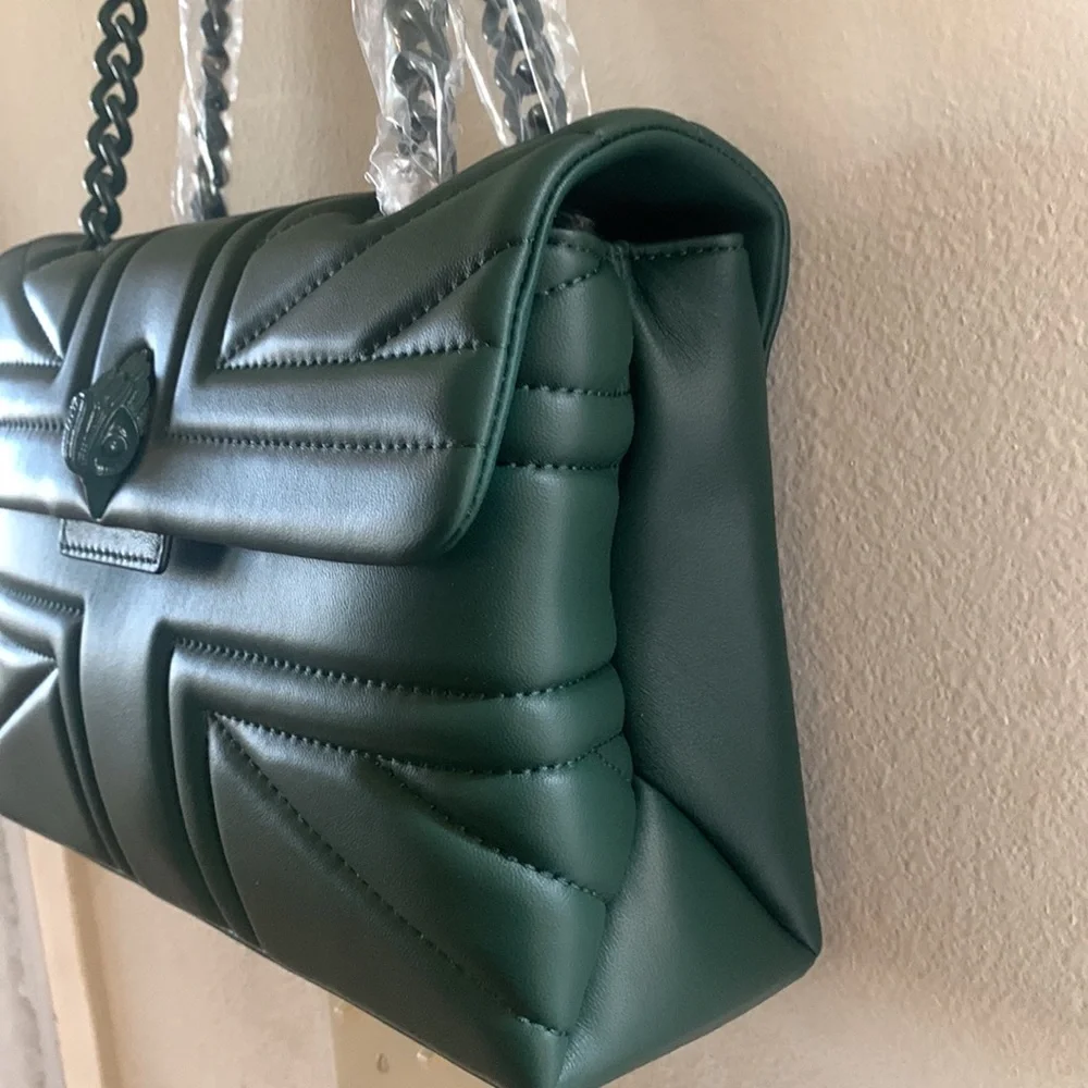 - Kurt Geiger London Leather Kensington Union Jack Bag - Picture 3 of 11